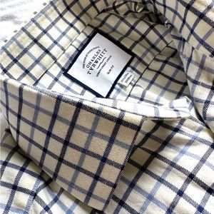 Charles Tyrwhitt Country Slim Fit Blue Check Shirt